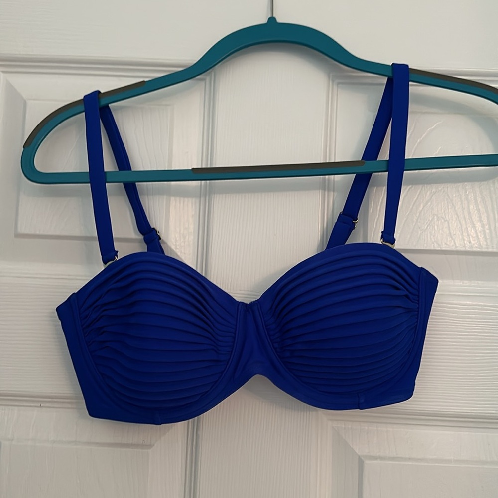 Ted Baker Sz 32DD/E Cobalt Blue Bathing suit top